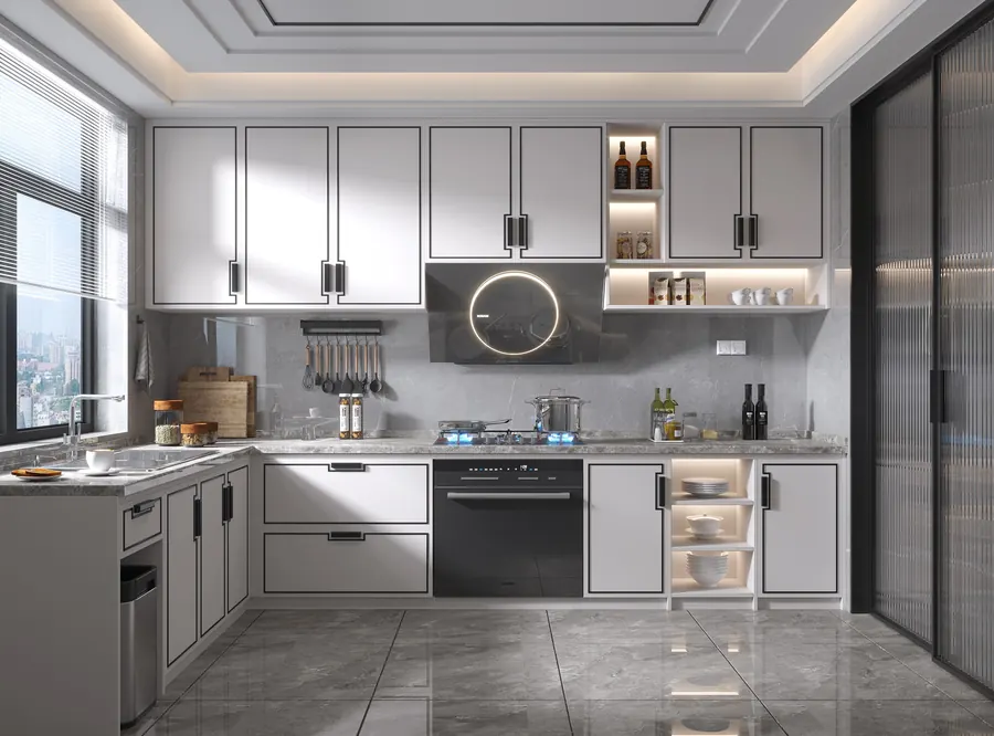 Graphite Framed Kitchen kitchen cabinetry design reference