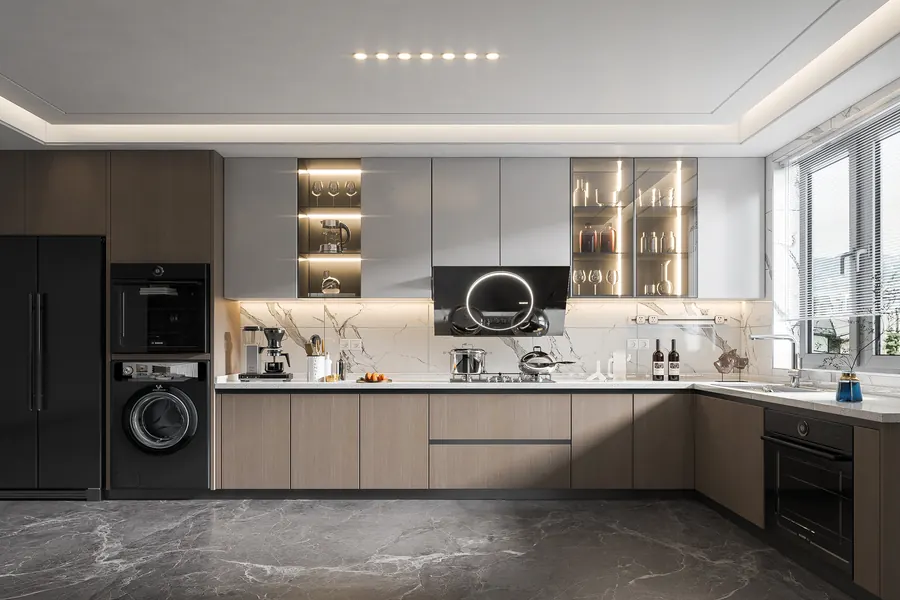 Warm Grey Family Kitchen kitchen cabinetry design reference